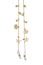 Gold Shell & Starfish Sunglasses Chain