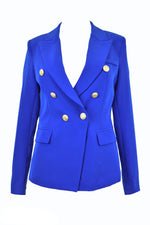 Royal Blue Double Breasted Blazer