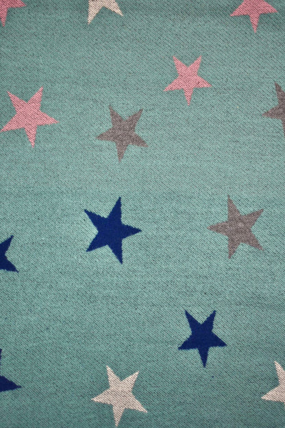 Green Multi Star Scarf