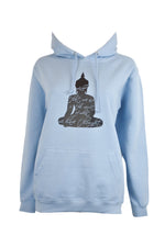 Blue Buddha Thoughts Hoodie