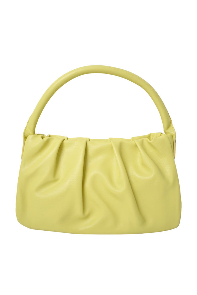 Yellow Ruched Bag