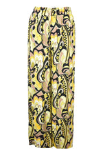 Taupe Psychedelic Wide Leg Trousers