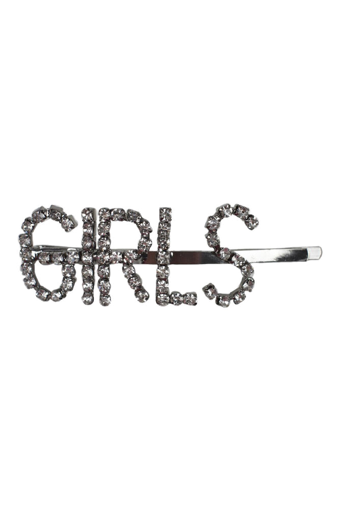 GIRLS Silver Diamante Hairslide