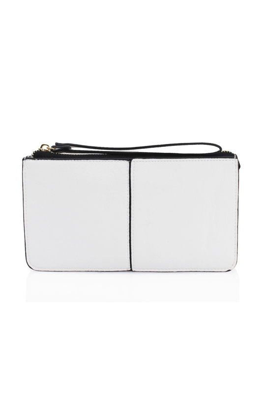 White Wristlet Purse